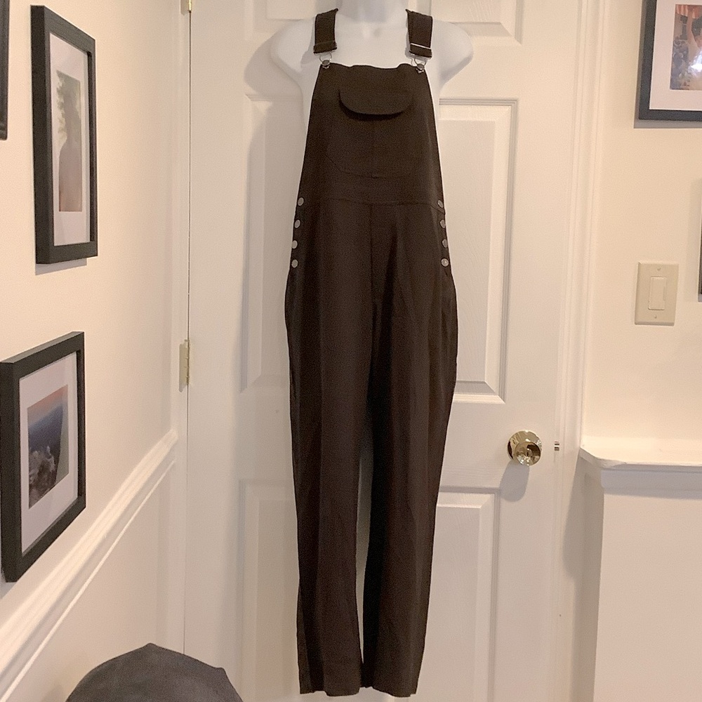 VINTAGE GARFIELD & MARKS ALEX GARFIELD Women’s s 90s Retro Brown Y2K Overalls XS